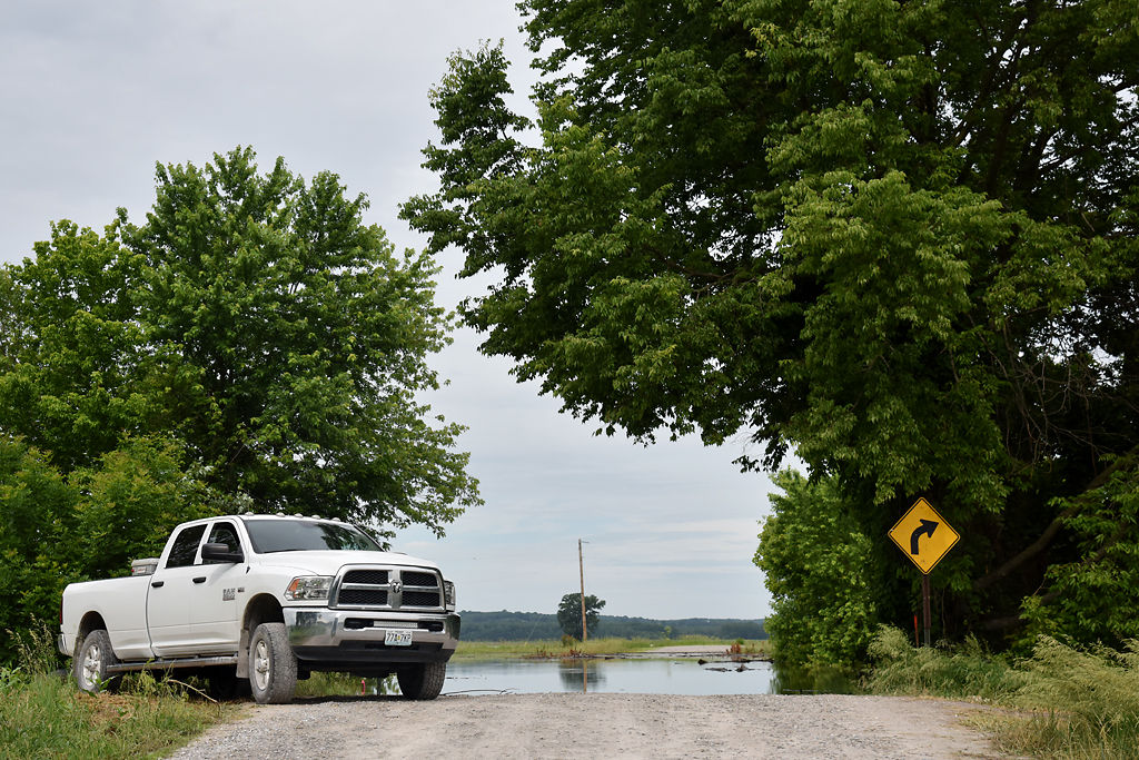 Water from the Missouri River continues to rise in Hartsburg